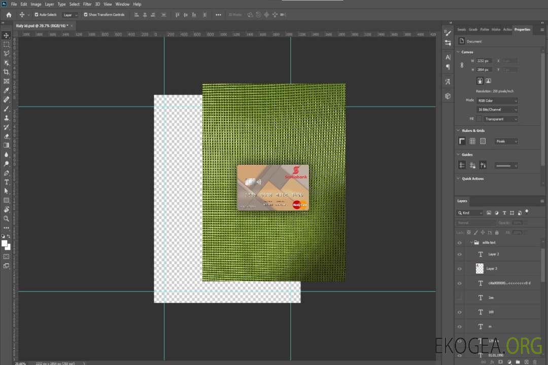 Photolook mastercard de la Banque Scotia de la Jamaïque recto template Photolook mastercard de la Banque Scotia de la Jamaïque recto template